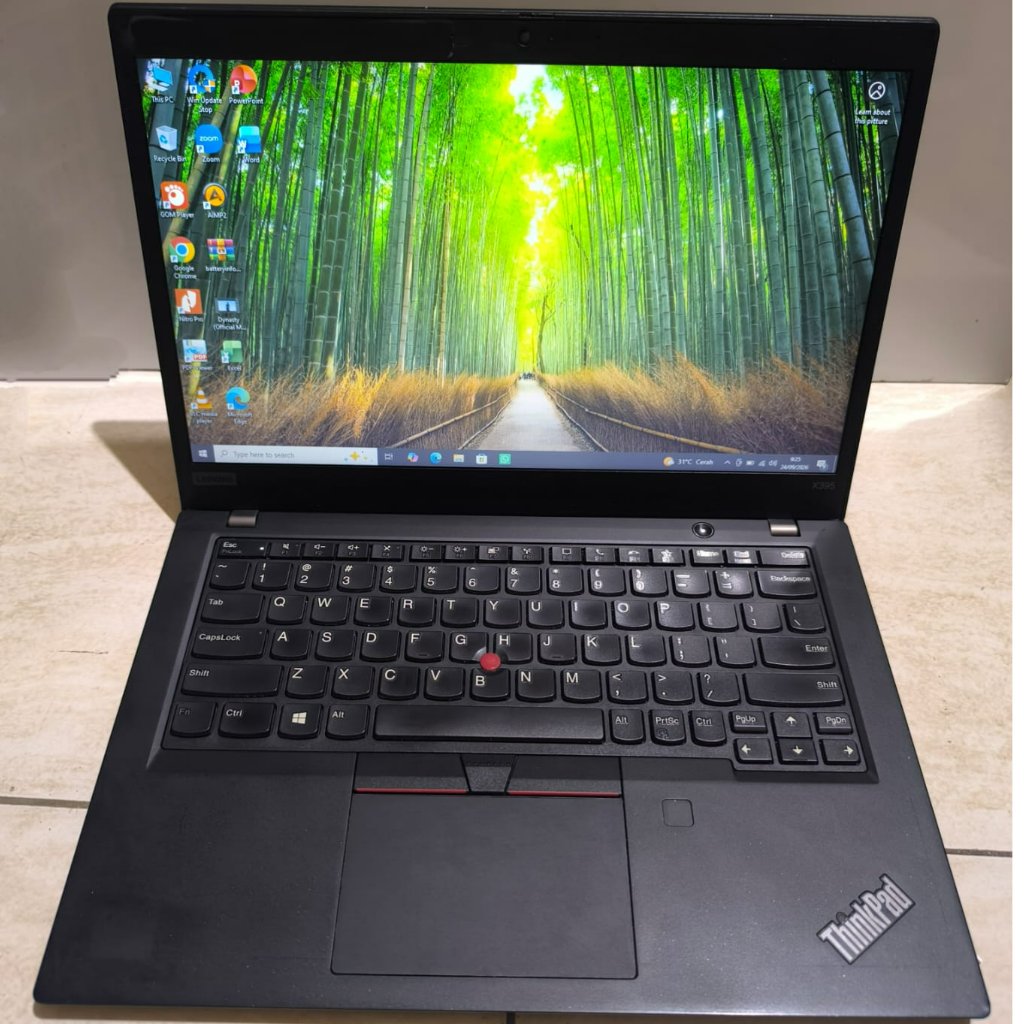 Laptop Second Lenovo Thinkpad X395 AMD Ryzen 7 PRO 3700U With Radeon Vega Mobile GFX Ram 16gb SSD 25