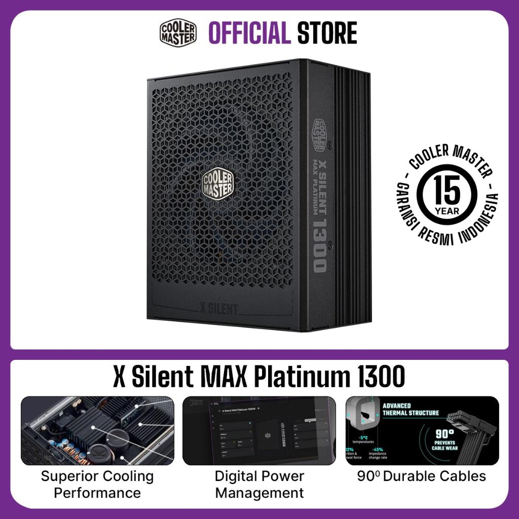 Cooler Master X Silent MAX Platinum 1300 Power Supply