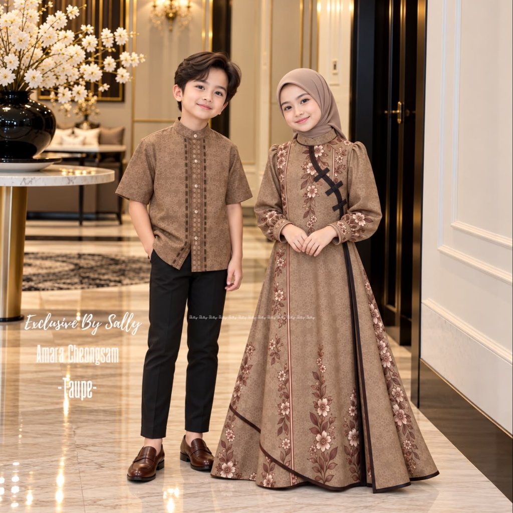 Sally Scarf- AMARA KIDZ CHEONGSAM/ SARIMBIT COUPLE/GAMIS ANAK & KEMEJA KOKO ANAK