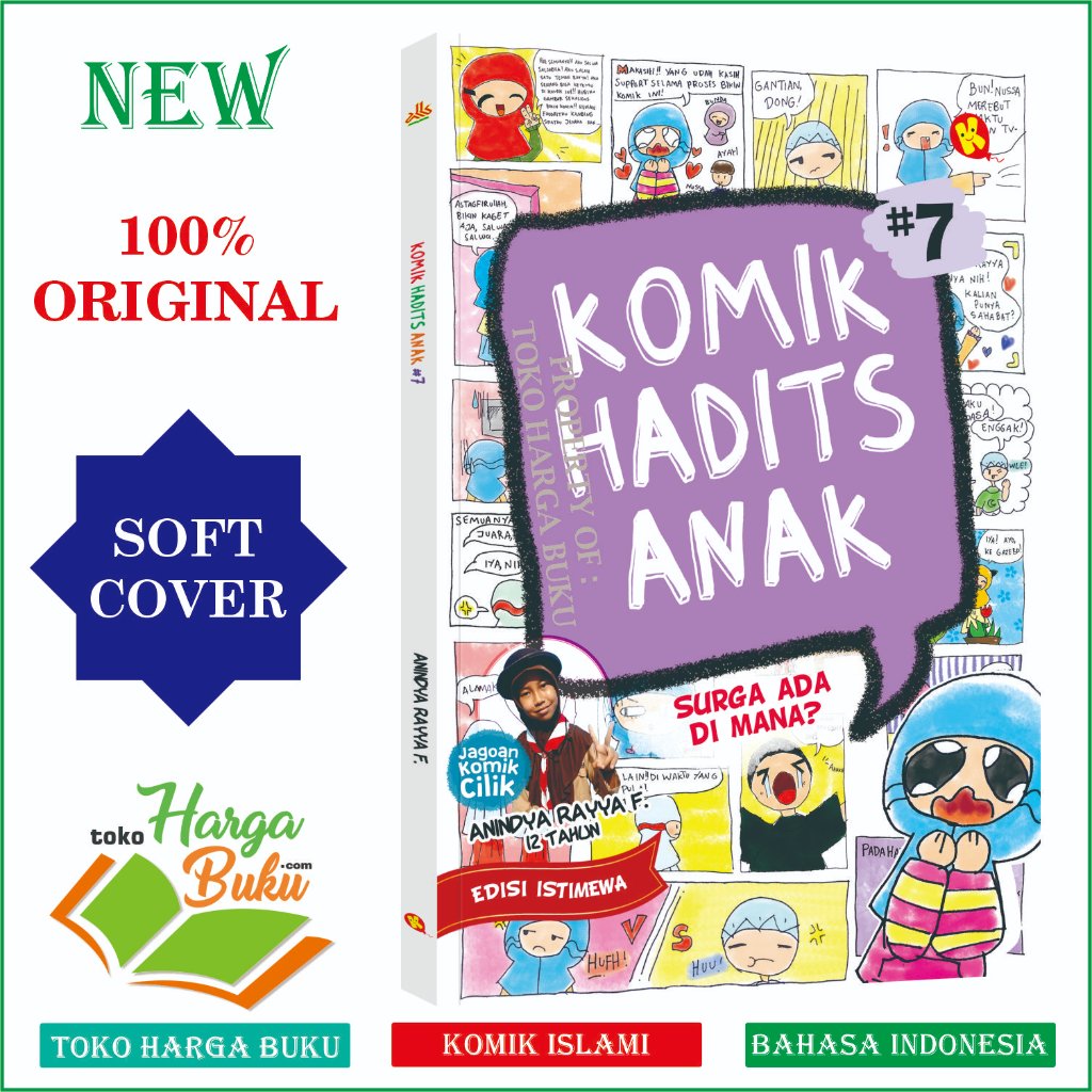 Foto Komik Hadits Anak JILID 7 Surga Ada Dimana FULL COLOR Buku Anak Islami Salsabila Pustaka Al-Kautsar