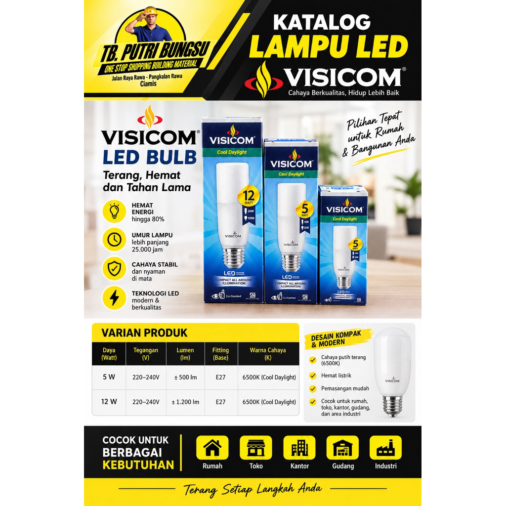 Lampu LED Stick Visicom / Led Stick Visicom