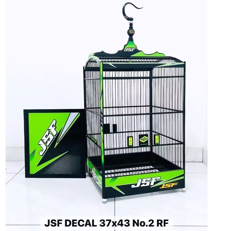 sangkar koper Jsf decal kayu jati  no 2 ruji fiber 1.5mm
