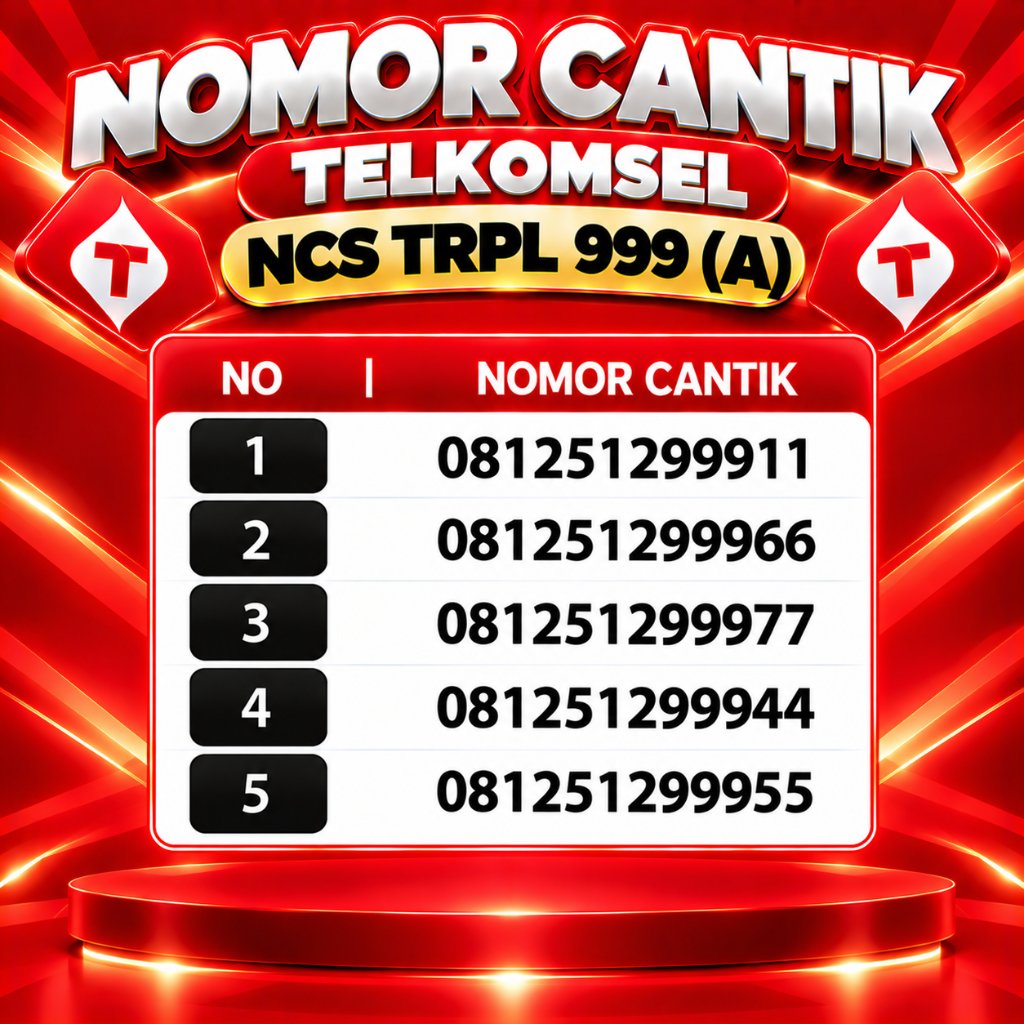 NOMOR CANTIK TELKOMSEL SERI NCS 999 - SERI NCS  XXX999 - NOCAN SPESIAL TELKOMSEL