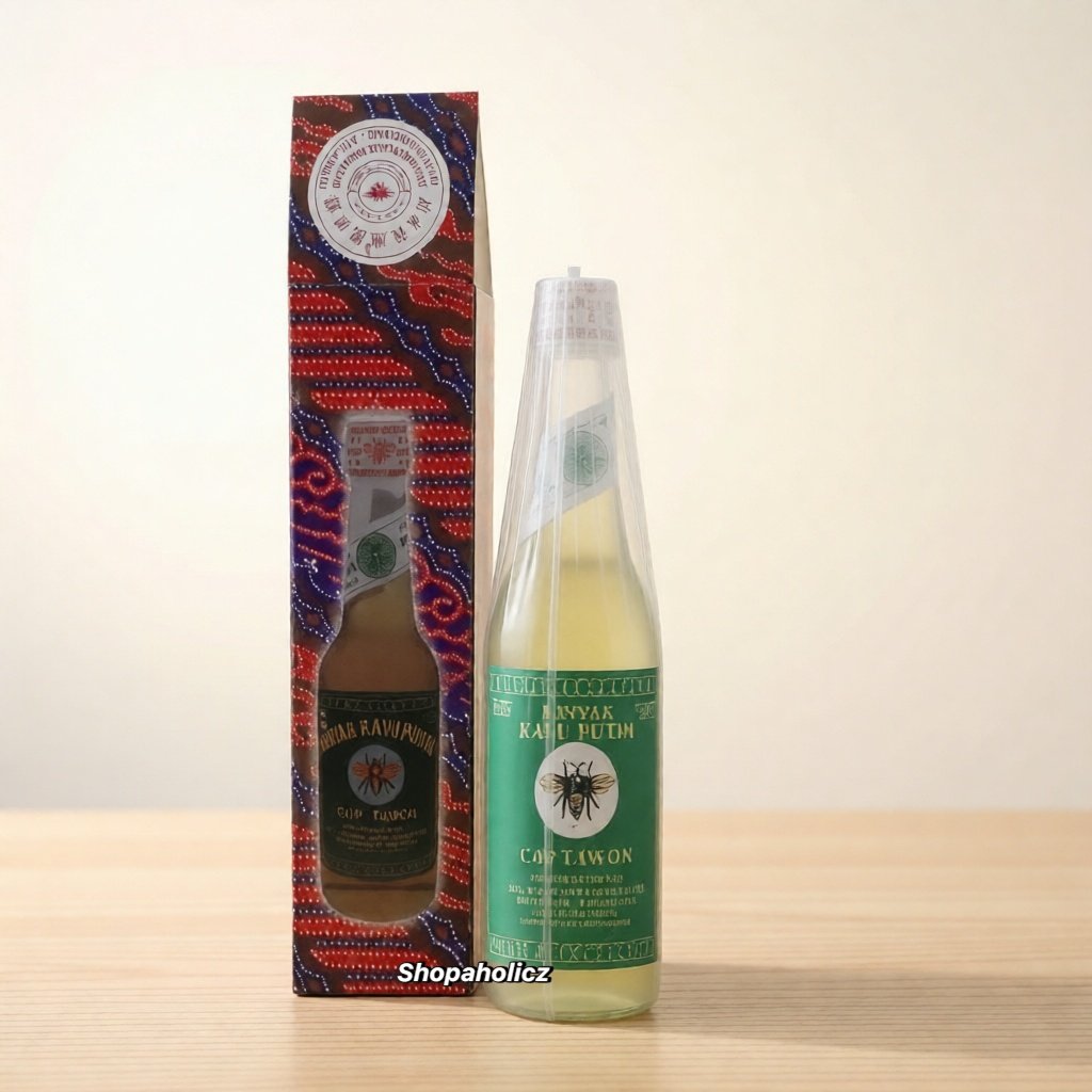 MINYAK KAYU PUTIH Cap Tawon SUPER Tutup Putih 330ml