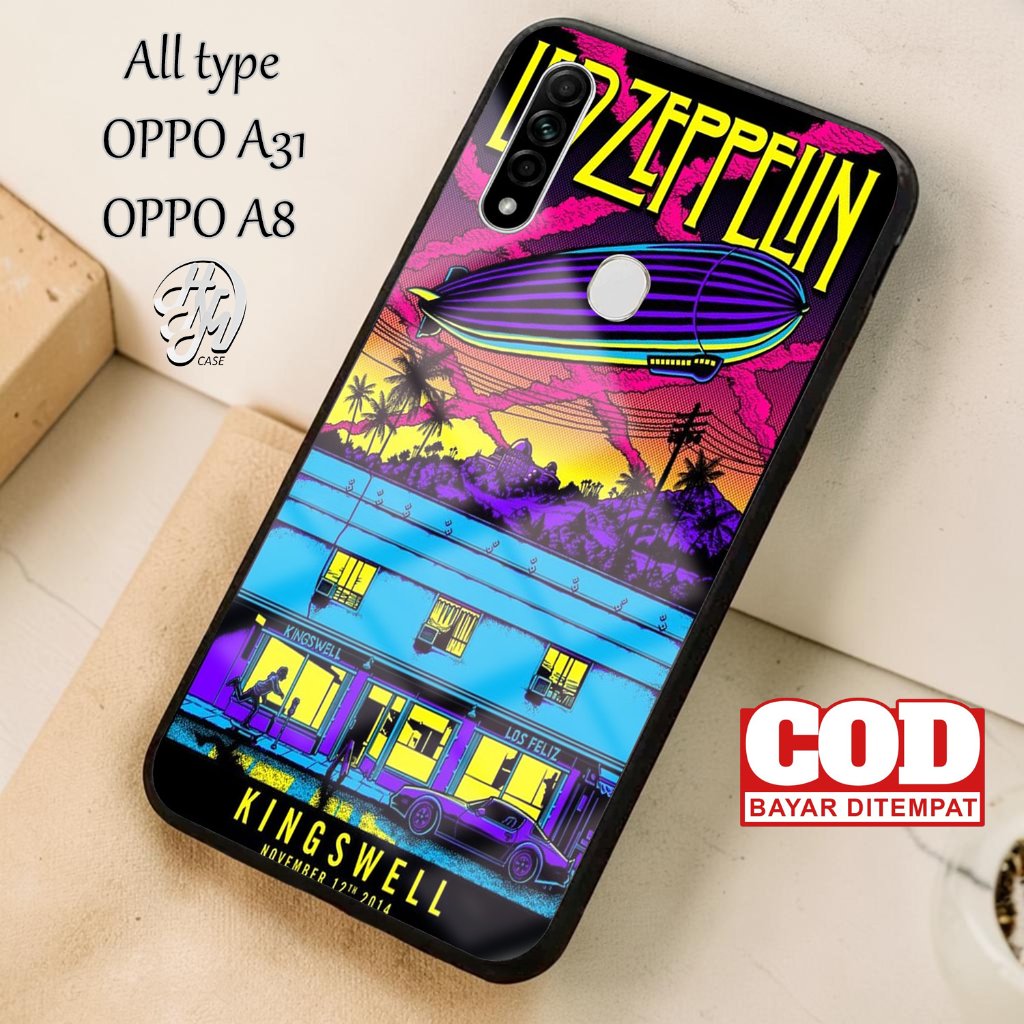 Casing Hp Untuk Oppo A31 / Oppo A8 Terbaru - Fashion Band Case Murah Softcase Hardcase Glossy Pelind