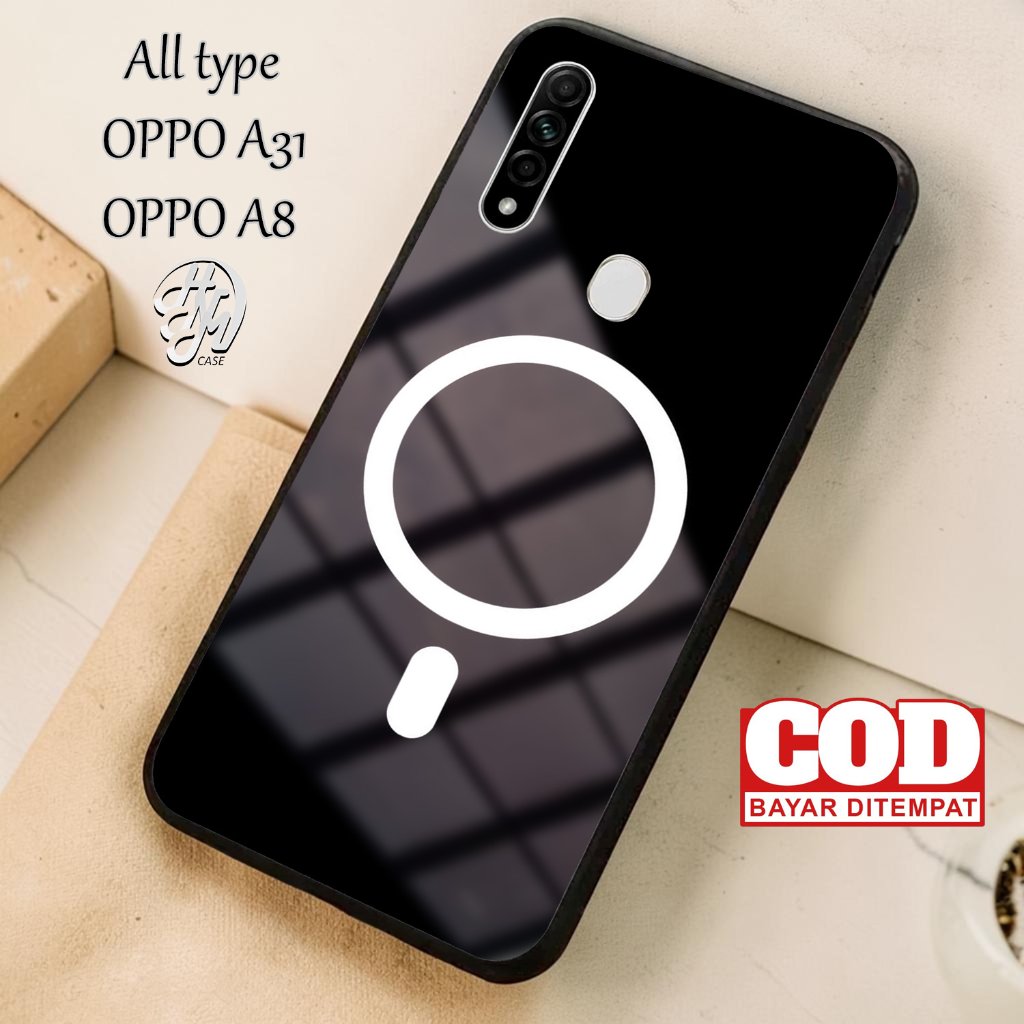 Casing Hp Untuk Oppo A31 / Oppo A8 Terbaru - Fashion Magsafe Case Murah Softcase Hardcase Glossy Pel