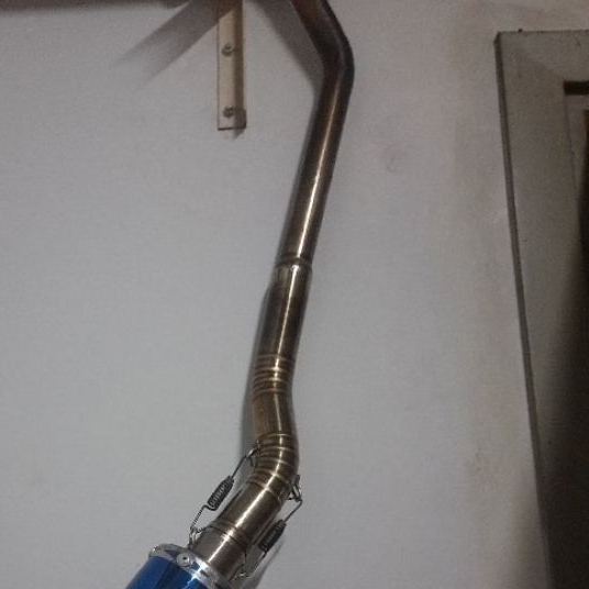 Leheran header knalpot R9 Mugello original jupiter mx new njmx