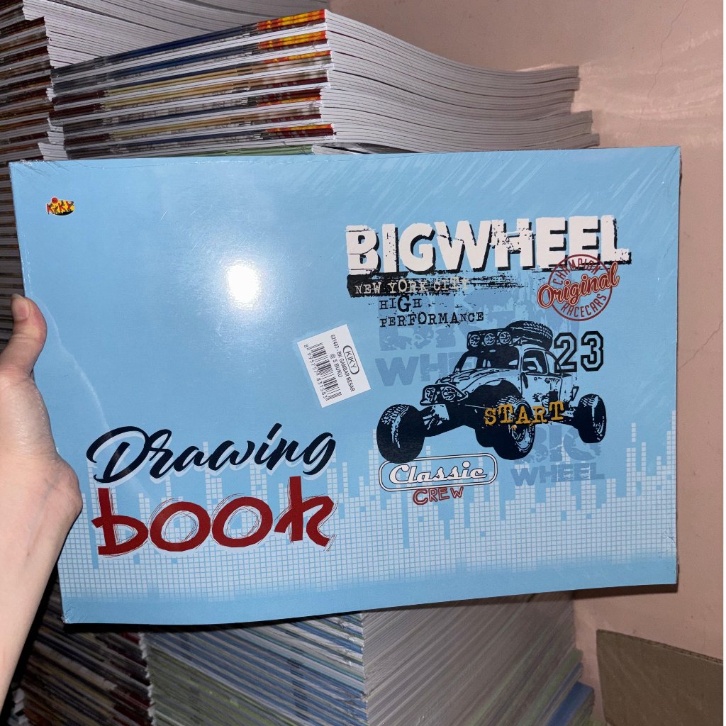 [1 Pack] Buku Gambar KIKY A2 Isi 5 Buku