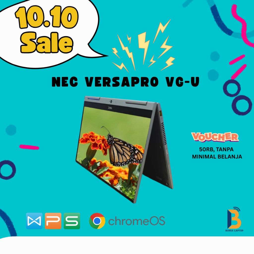 Laptop Nec Versapro VG-U 2in1 Touchscreen I5 Gen 6 7 8 Ram 8gb Ssd 256gb