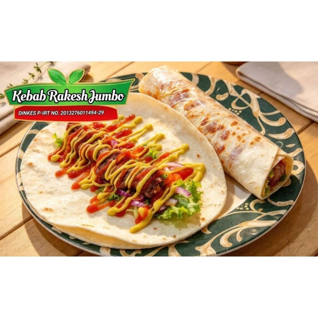 Kebab Jumbo/spesial daging kebab premium/lezat-halal