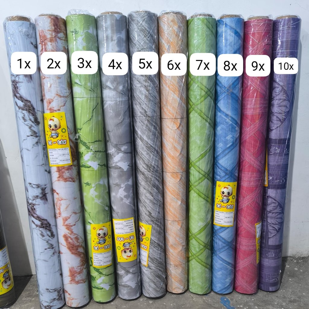KARPET PLASTIK LANTAI  VINYL 1 ROLL (17 meter) / TAPLAK MEJA