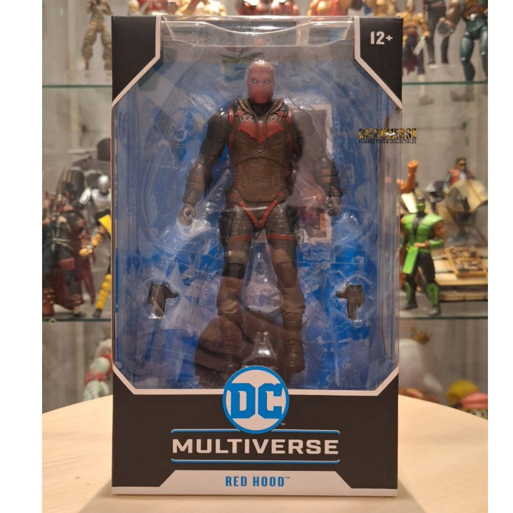 MCFARLANE TOYS DC MULTIVERSE 7in RED HOOD GOTHAM KNIGHT ACTION FIGURE BIB