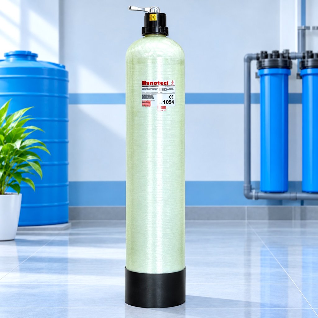 Tabung FRP 1054 Nanotech + Valve 3 Way Filter air