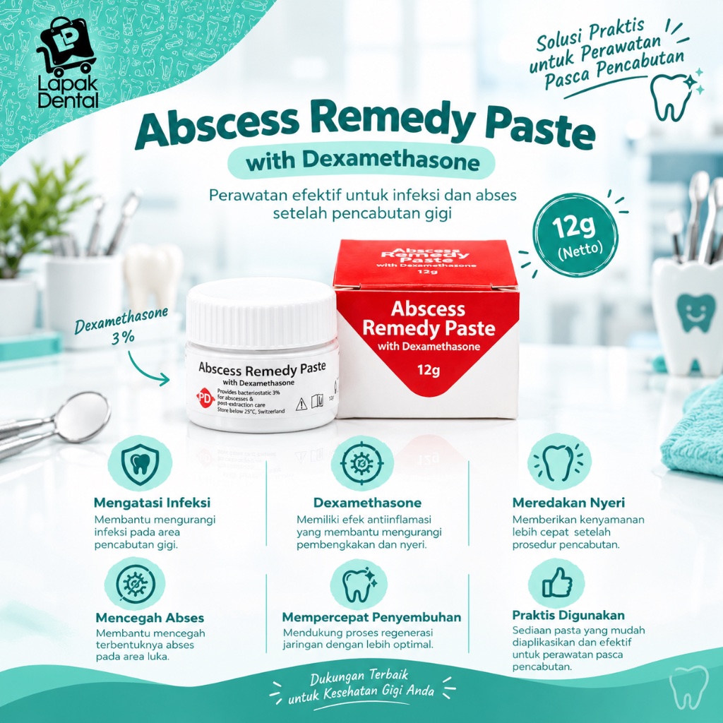 Abcess Remedy with Dexamethasone / Pasta Abcess