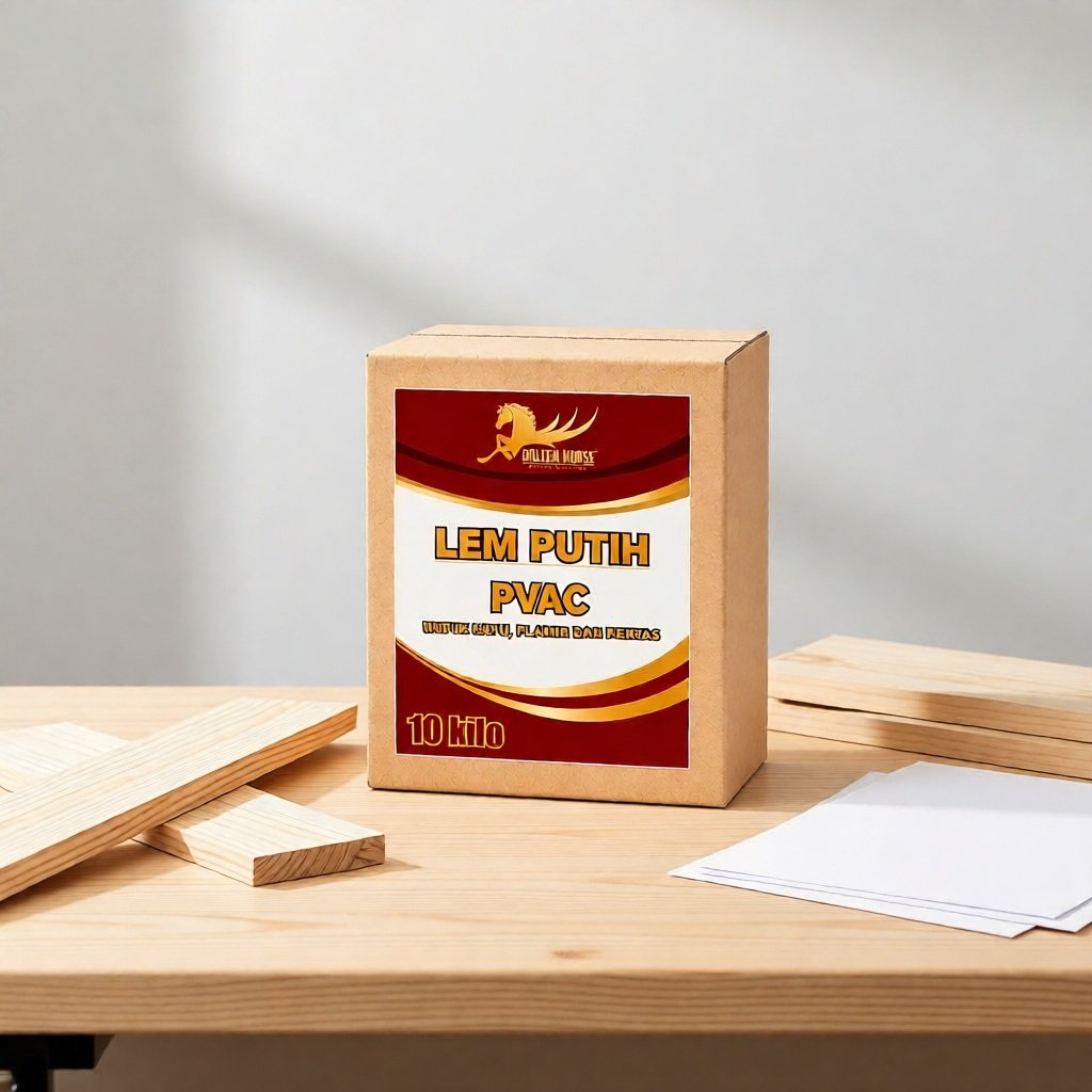 Lem Serbaguna Lem Putih pvac 10 kilo - golden horse