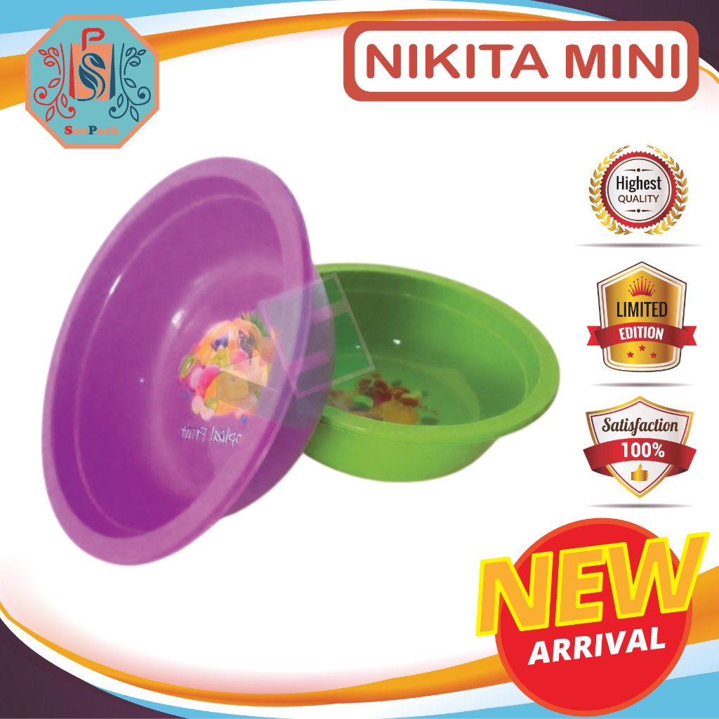WAKUL NIKITA / Baskom Nikita / Baskom hajatan / wakul plastik / Harga grosir minim 12 biji (1 lusin)