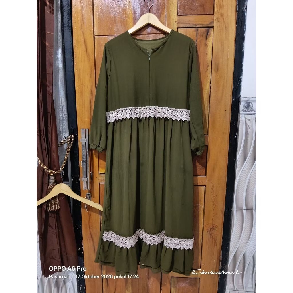 preloved pl gamis midi ceruty