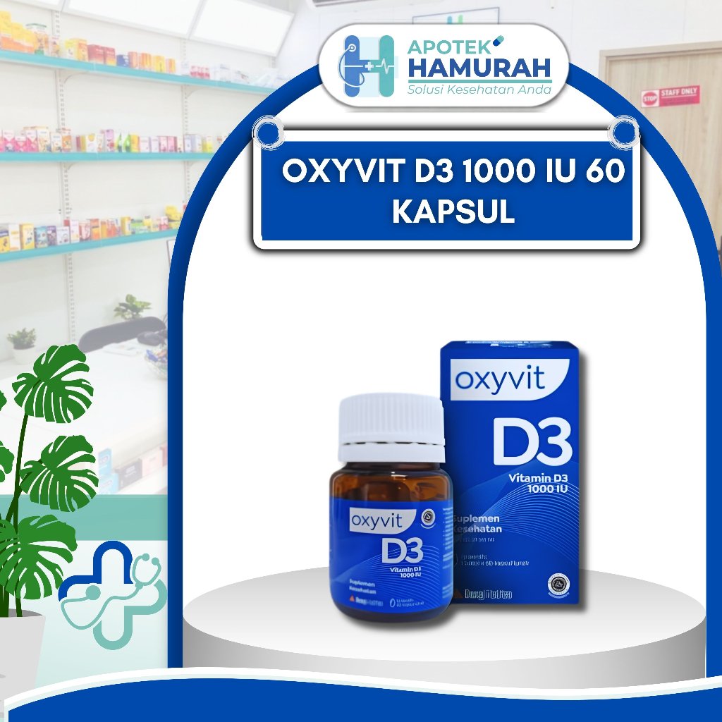 OXYVIT D3 1000 IU 60 KAPSUL