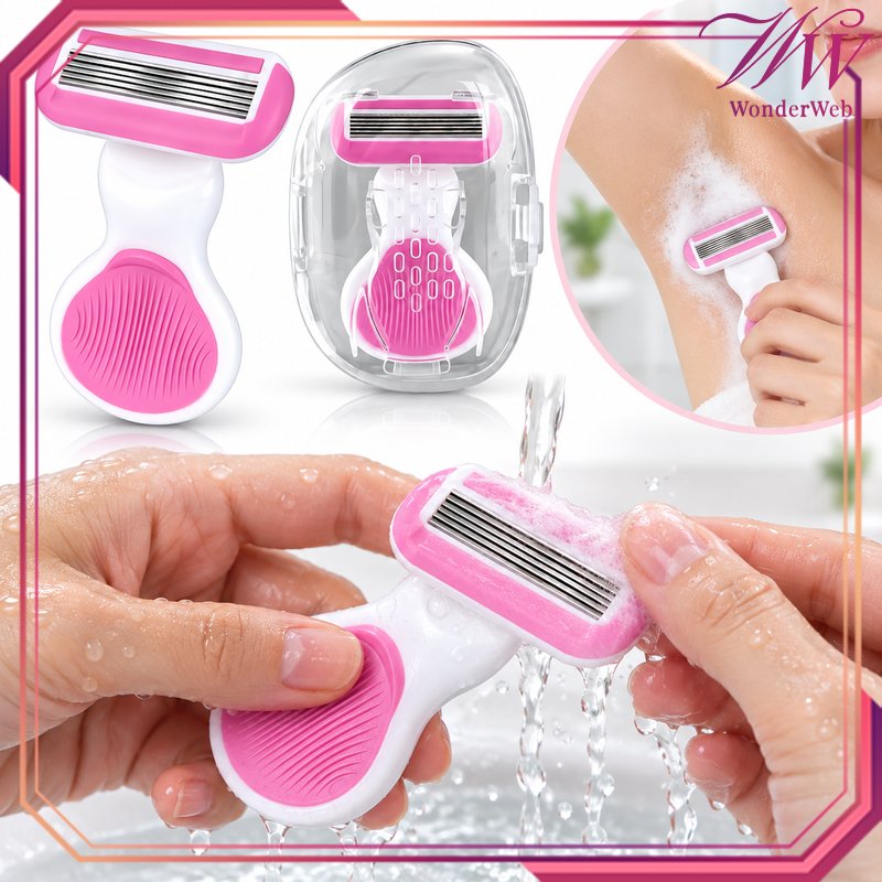 Pencukur Bulu Halus Alat Cukur Bulu Ketiak Shaver Wanita Tajam Alat Cukur Manual