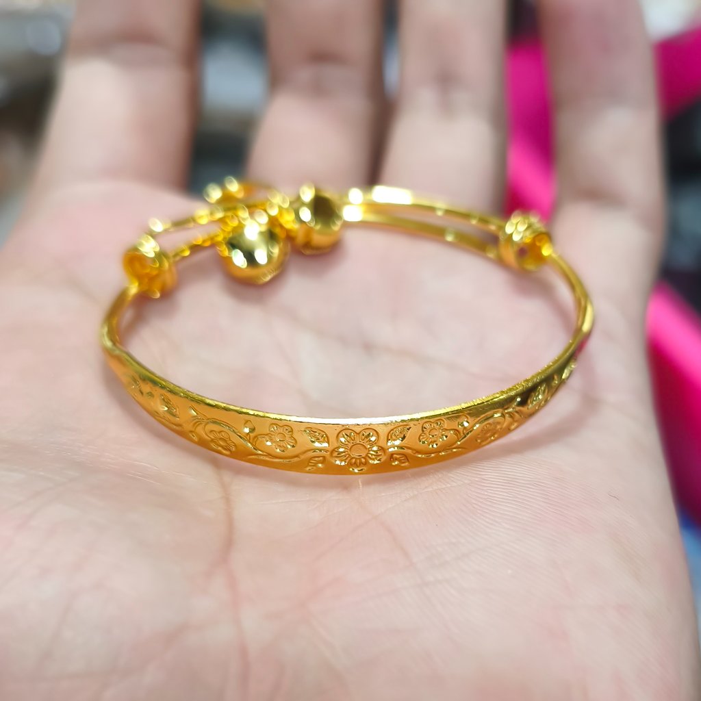 Gelang anak cantik model bangle keroncong Emas 24
