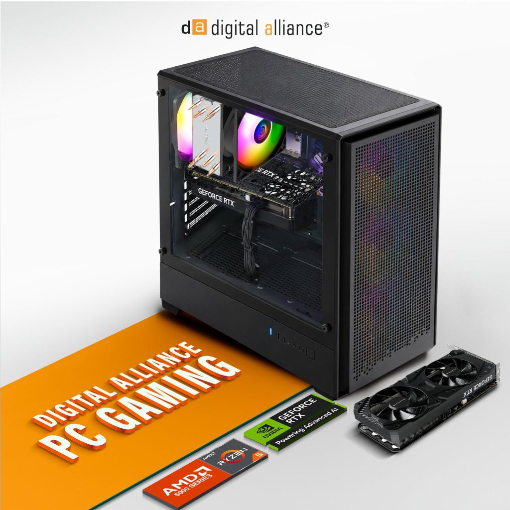 DIGITAL ALLIANCE GAMING PC RYZEN 5 8400F | GTX 1050 4G/ RTX 3050 6G/ RTX 3060 8G/ RTX 3060 12G/ RTX 