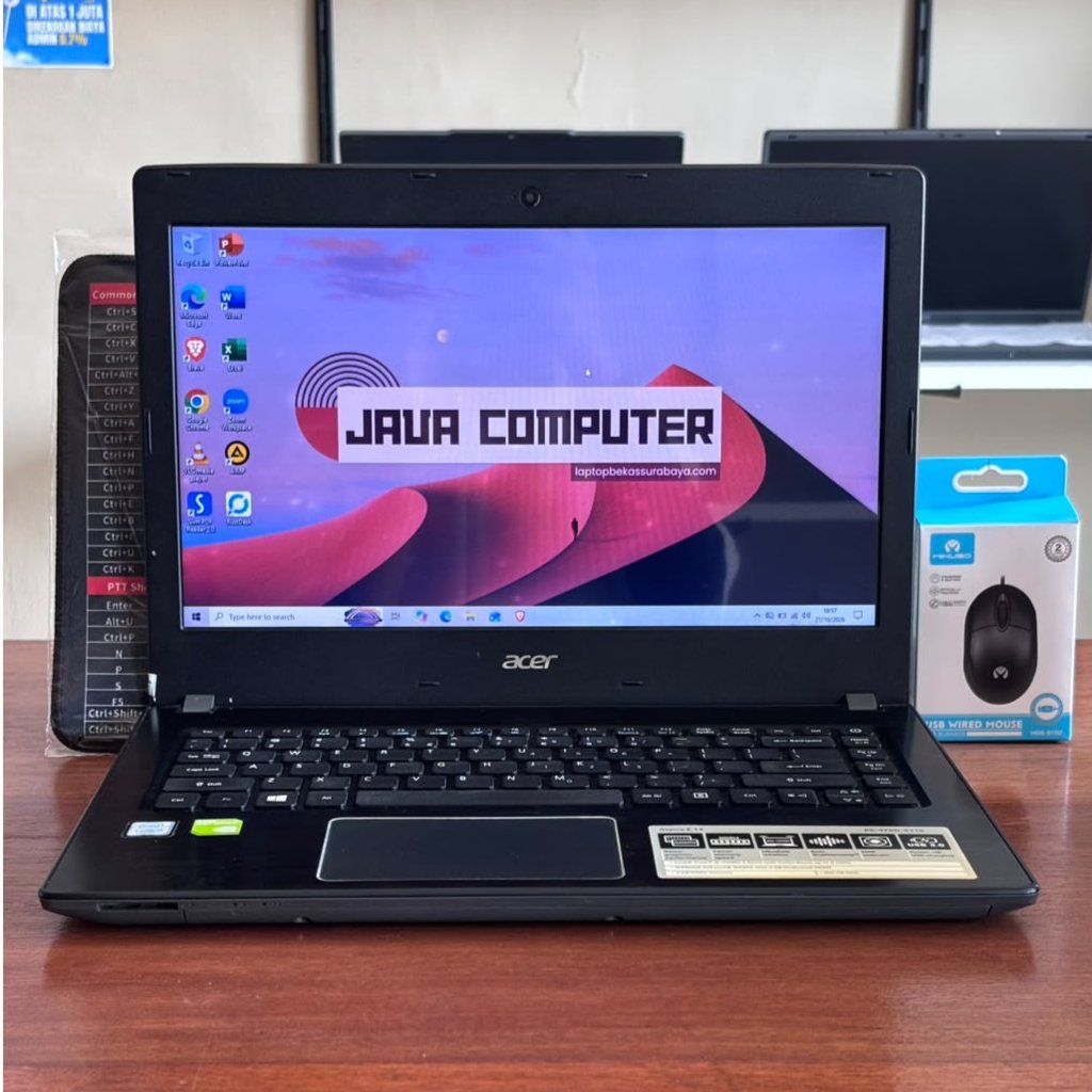 Acer Aspire E5-475G Intel Core i5-7200U RAM 4GB DDR4 SSD 128GB + HDD 500GB Second