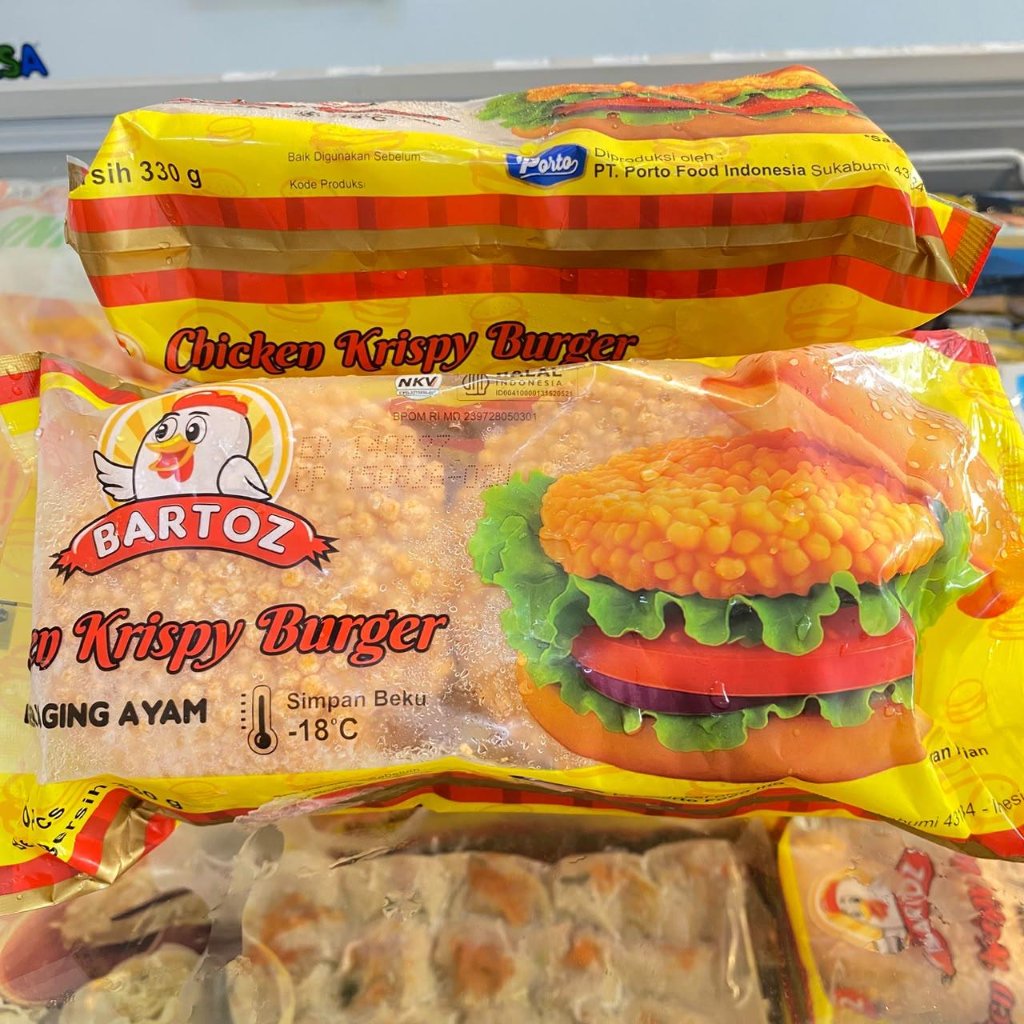 Isian Burger Ayam Crispy Bartoz