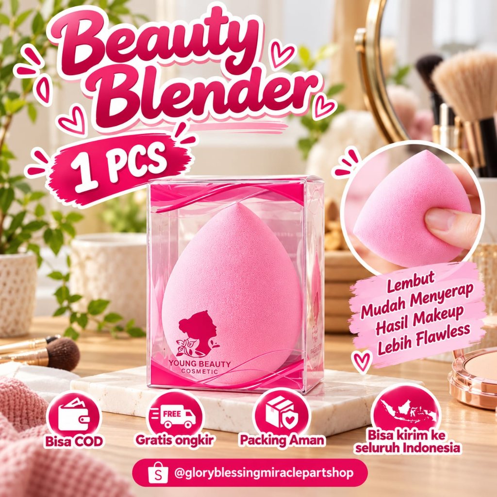 Spoon Beauty Blender / Spon Bedak Make Up