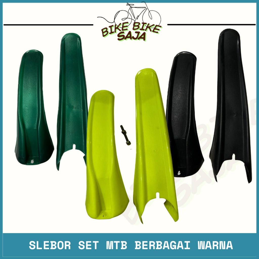 PROMO CUCI GUDANG Slebor Set Sepeda MTB / BMX 20 / 24 / 26 Spakbor Lumba-lumba