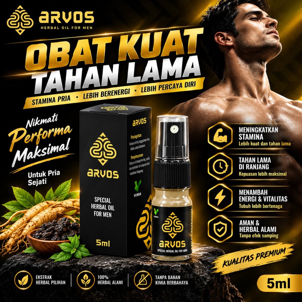 ARVOS - Obat Kuat pria tahan lama 100% original