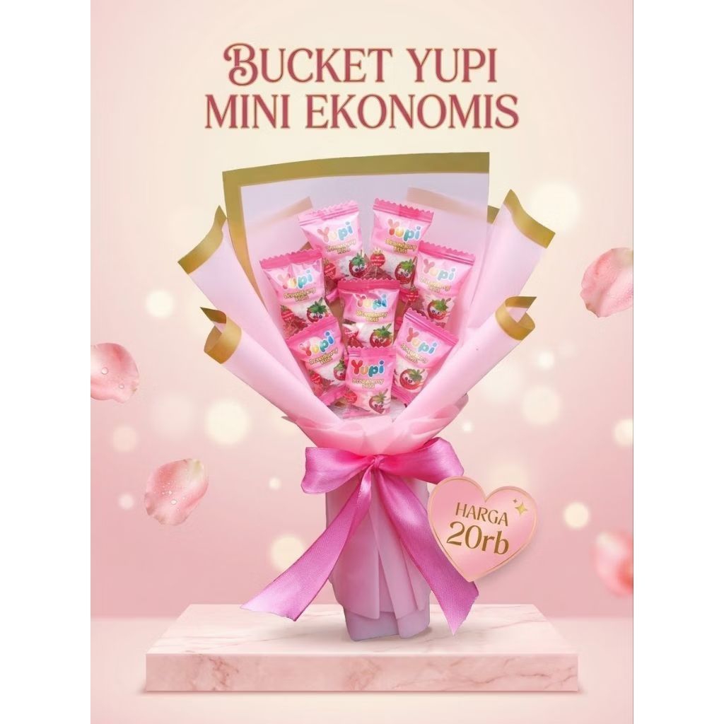 READY siap kirim Bucket Snack Yuppy Mini Bucket Snack mini