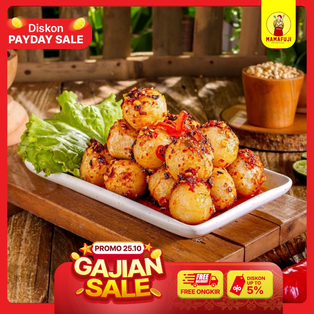 Mamafuji - Cimol Bojot Pedas Gurih