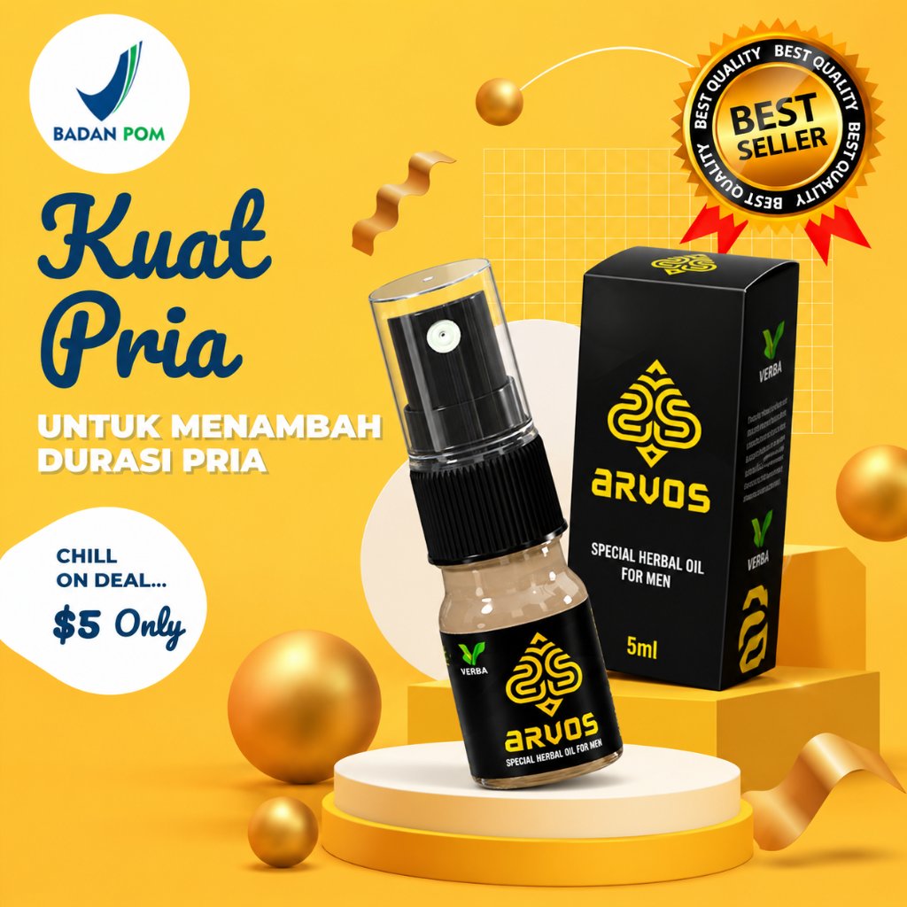 ARVOS SEMPROT OBAT KUAT PRIA ORIGINAL KEMASAN PRAKTIS