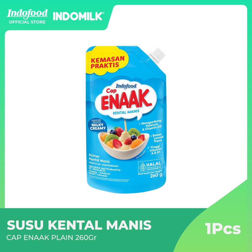 Kental Manis Cap Enaak Plain Pouch 260Gr