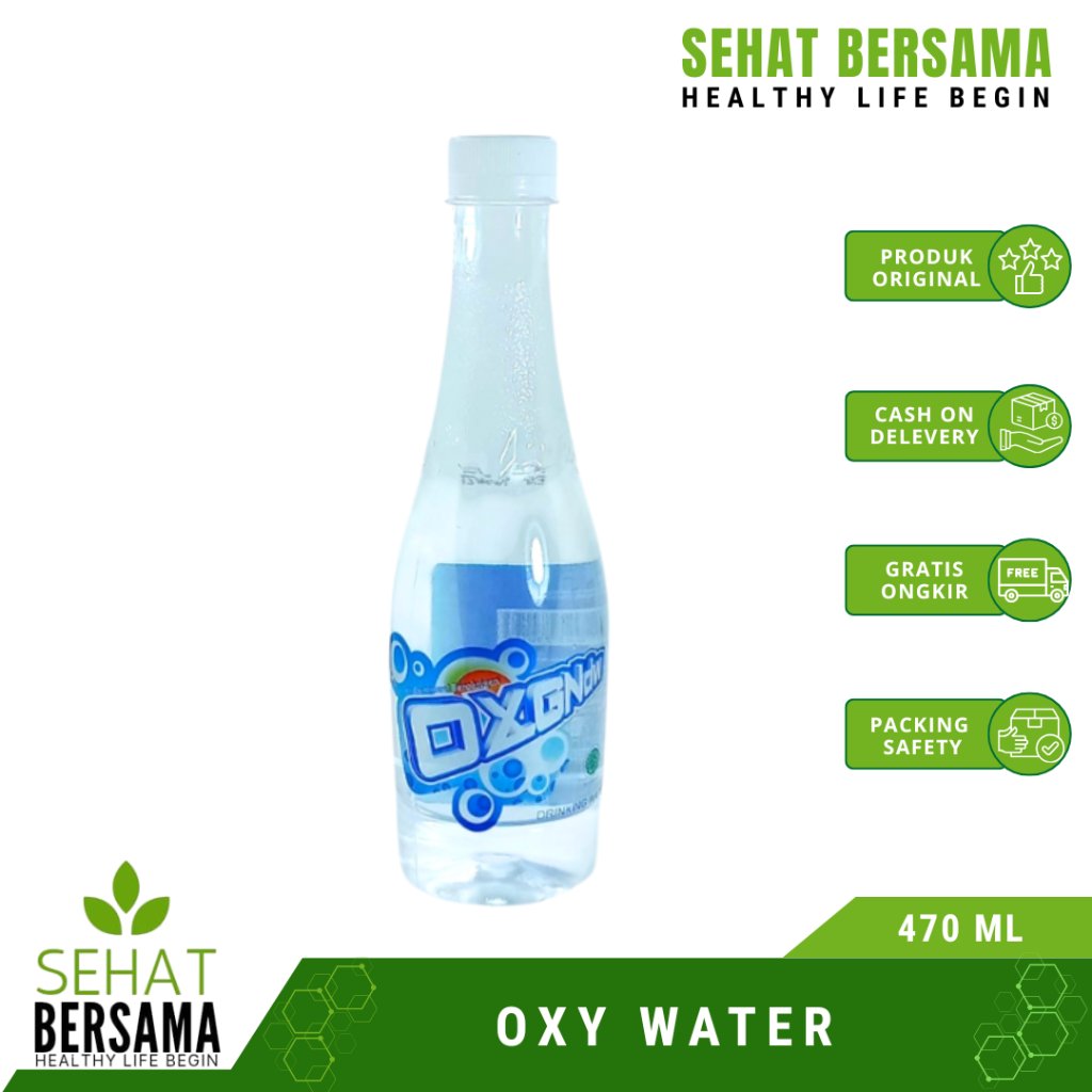 Oxy Water Per Botol 470 Ml | Oxy Well OW Air Demineral Beroksigen