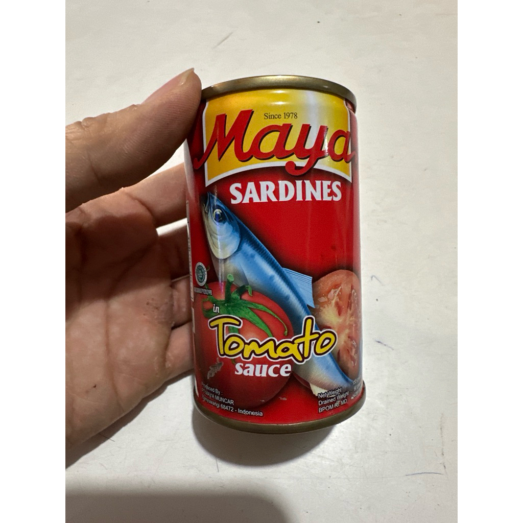 

maya sarden ikan kaleng tomat 155gr