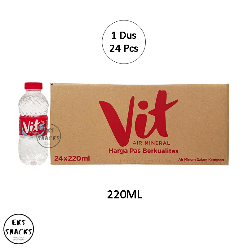 

Air Mineral VIT 220ML [1 Dus 24 Botol]