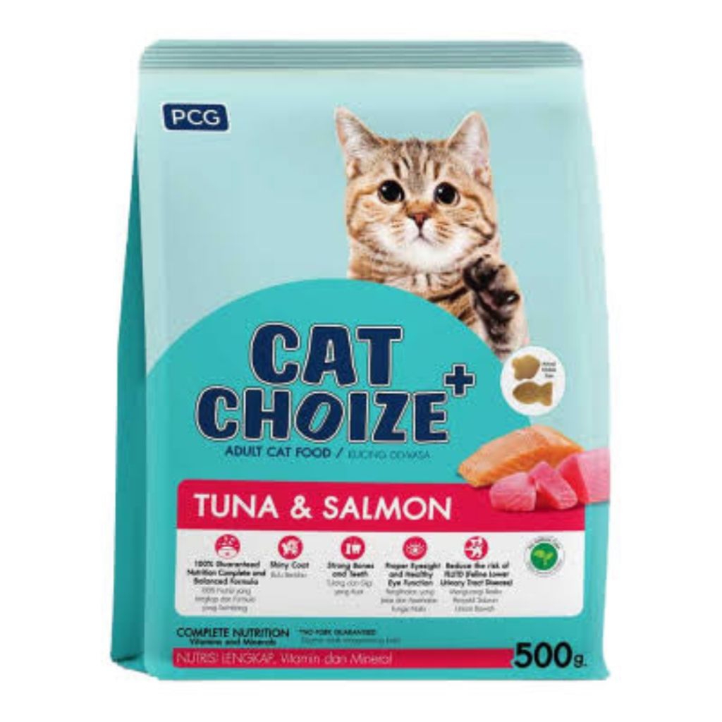 cat choize adult tuna & salmon plus premium