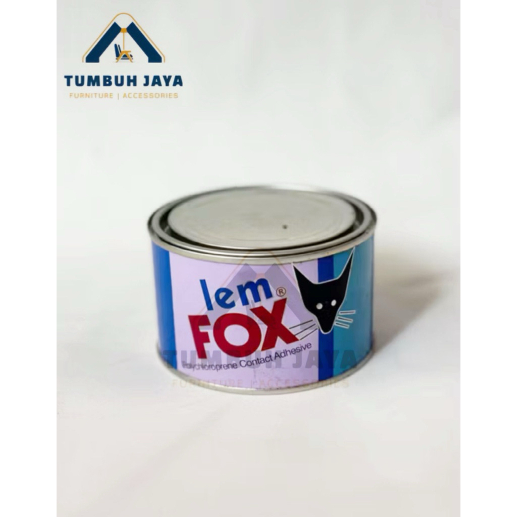 

Lem fox kuning kaleng biru 300gr / Lem serbaguna 300gr