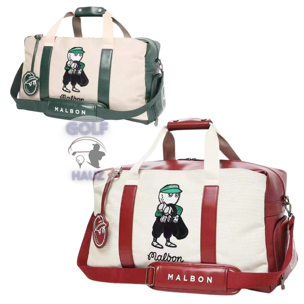 Golf Multifunction Bag Utility Large Tas Boston Duffel Besar dengan Kantong Pocket Sepatu Olahraga O