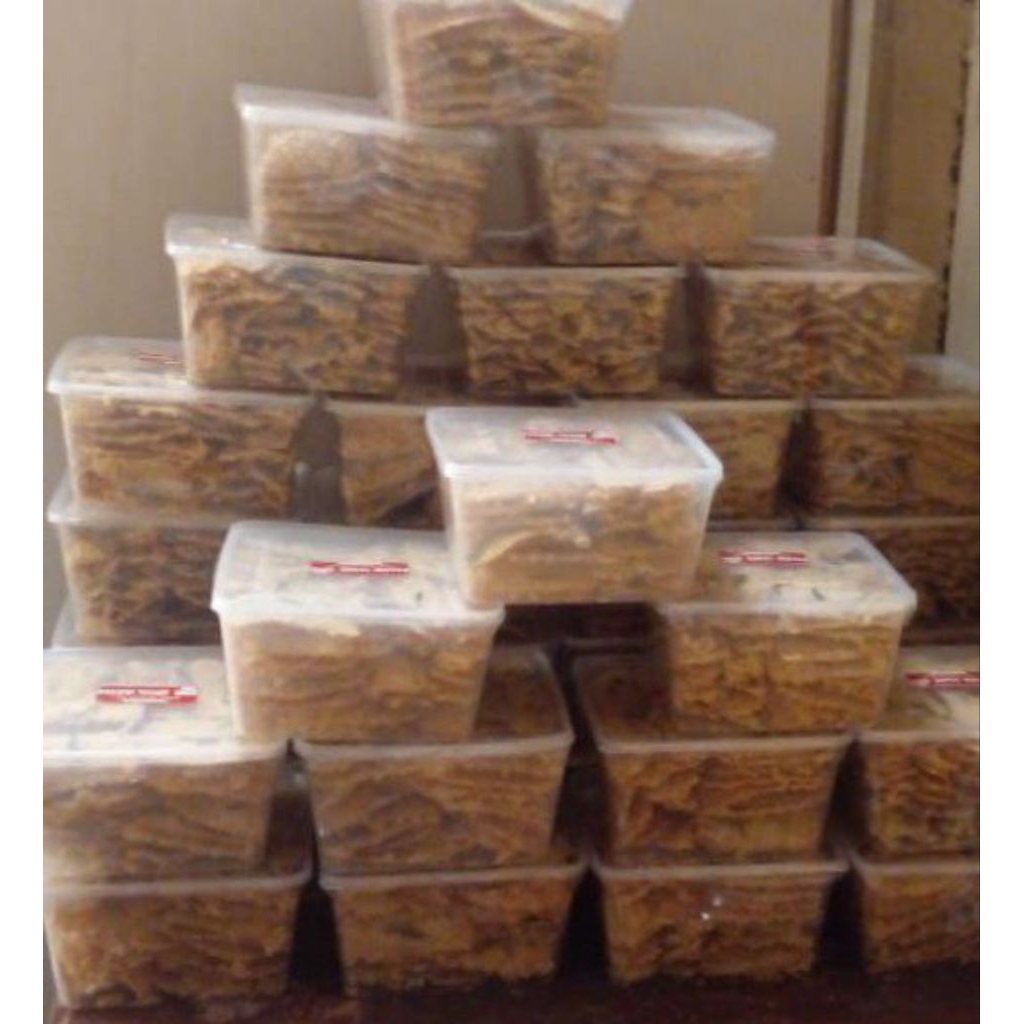 

Keripik tempe tepung Jowi kemasan box thin wall 3000ml 540gram