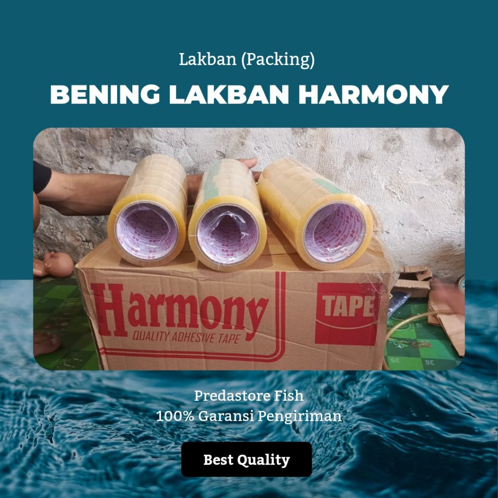 

Lakban Bening / Coklat Harmony Tape Best Quality