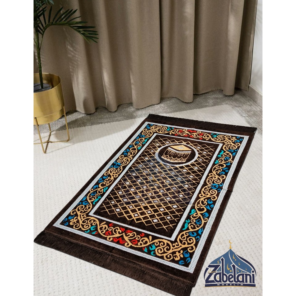 Sajadah Tebal Multifungsi Unisex Sholat Traveling Simple Elegan Nyaman Motif Rekomended Lebaran Best