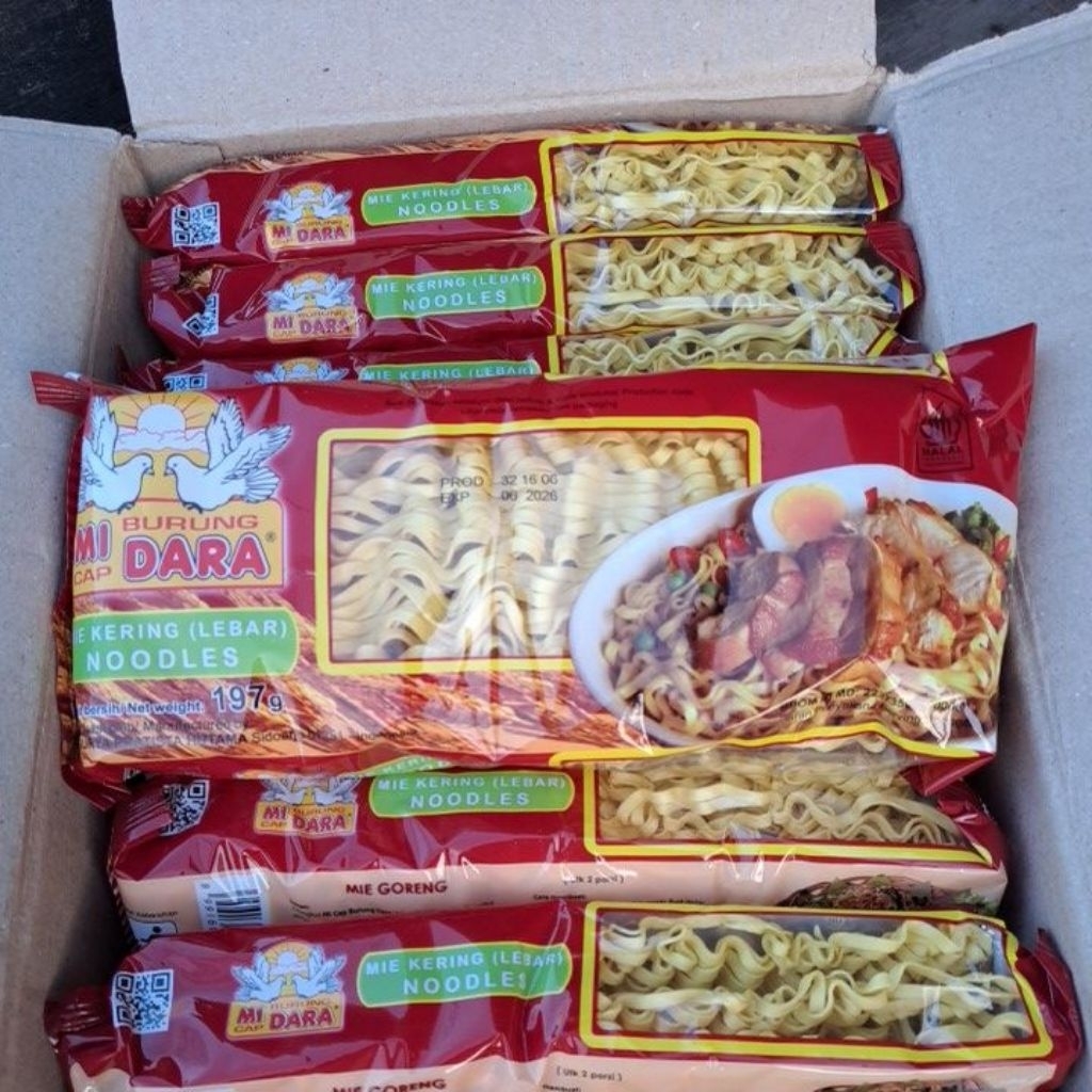 

MI KERING (LEBAR ) 197g CAP BURUNG DARA