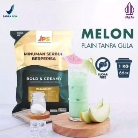 

Powder Drink JPS Bubuk Minuman Rasa Melon Plain 1 Kg