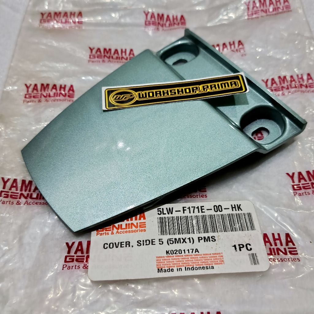 Sambungan 5LW Cover Body Bodi Belakang Pet Stop Nuvo Nouvo Nupo Lele Hijau Tosca Ori Ygp NOS