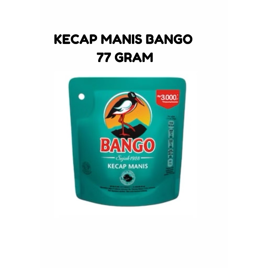 

Kecap Bango Refill 60 ml / Kecap Manis Bango 3000an Kemasan Refill