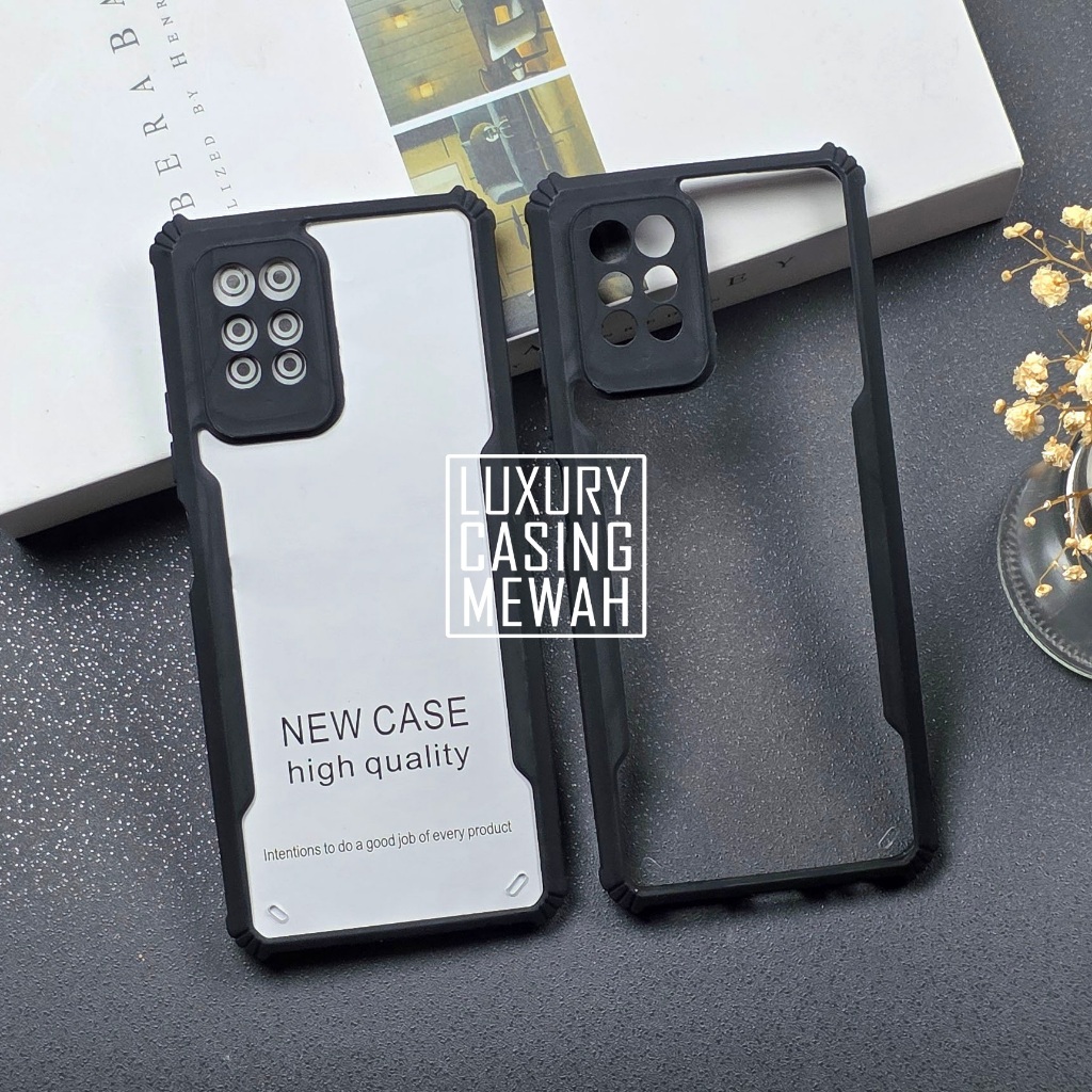 Premium Luxury Case Armor Shockproof Fusion Casing Infinix Note 7 Infinix Note 8 Infinix Note 10 Inf
