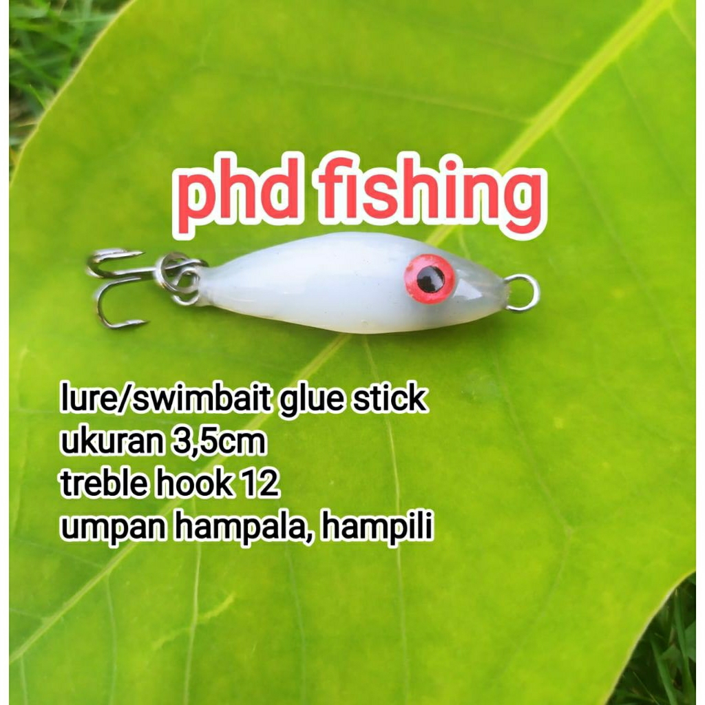 Umpan pancing casting lure hampala 3,5cm / swimbait / swimmer /minnow / lure hampala / umpan hampala