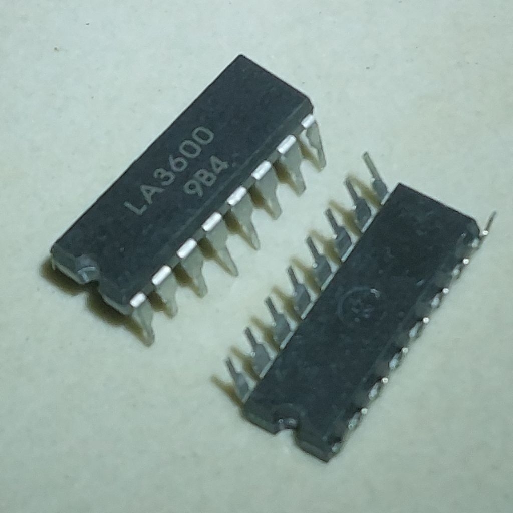 2 Buah 2Pcs LA3600 Dip-16 Tancap LA 3600 IC Sanyo Semicon Equalizer Stereo Galaxy 5-Band 5V 15V OpAm